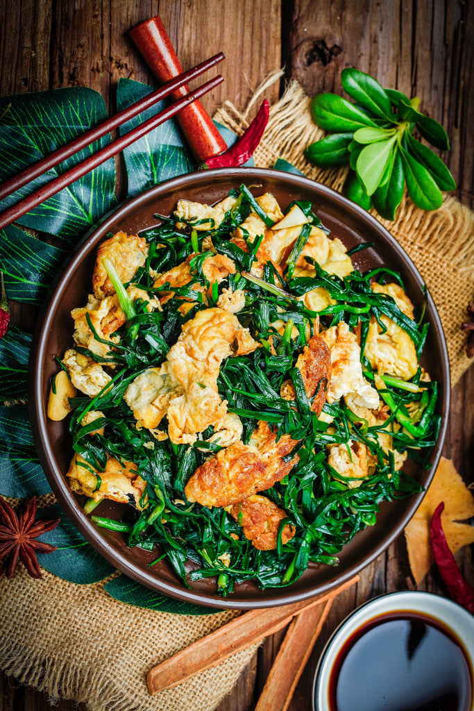 Silky Egg Folds with Fragrant Chives (韭菜滑蛋) – mammafong