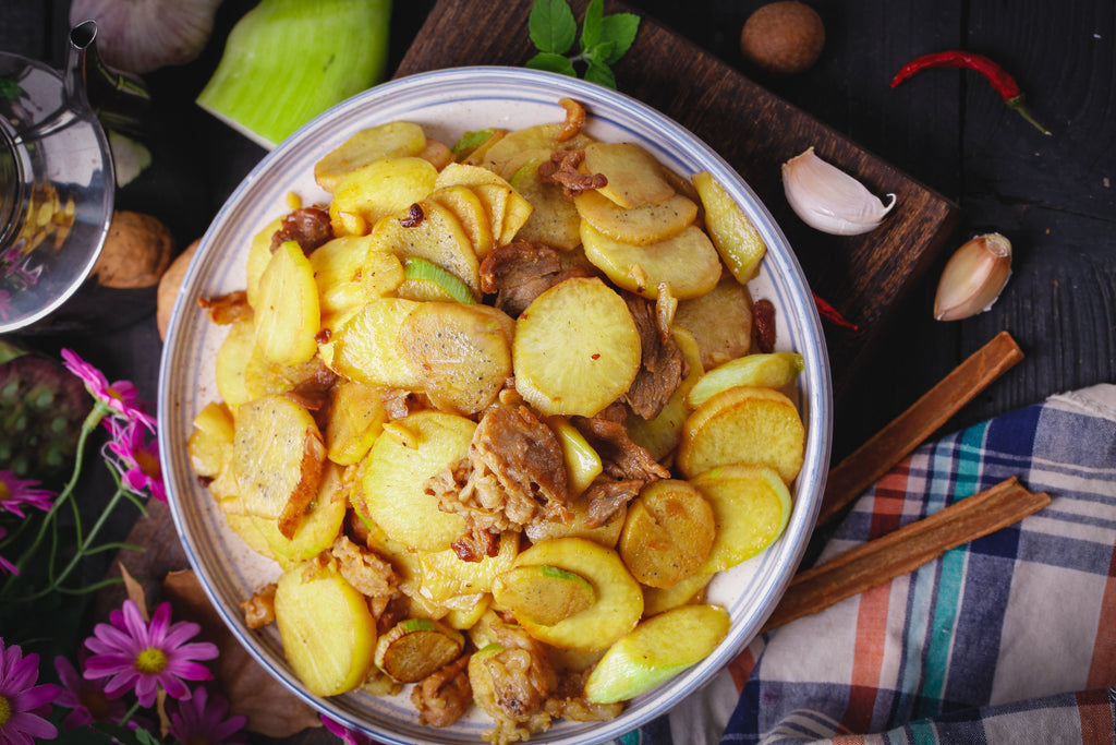 土豆炒肉片 (Stir-Fried Pork Slices with Potato) – mammafong