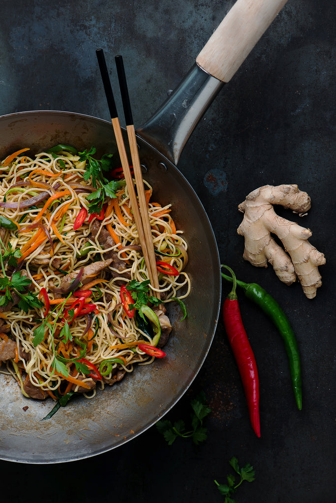Chashu Pork StirFry Noodle mammafong