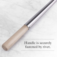 Wok Spatula Stainless Steel, 15" Long with Sturdy Wooden Handle Wok Turner, Stir Fry Wok Utensils - mammafong