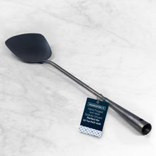 Pre-seasoned Hand Forged Wok Spatula 15” Long for Carbon Steel Wok, Stir Fry Wok Tool Utensils