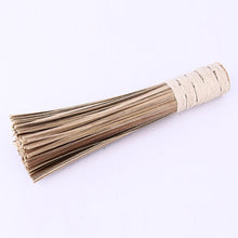 Hand-made Traditional Bamboo Wok Brushes Cleaning Whisk Tools All Natural Bamboo 7" - mammafong