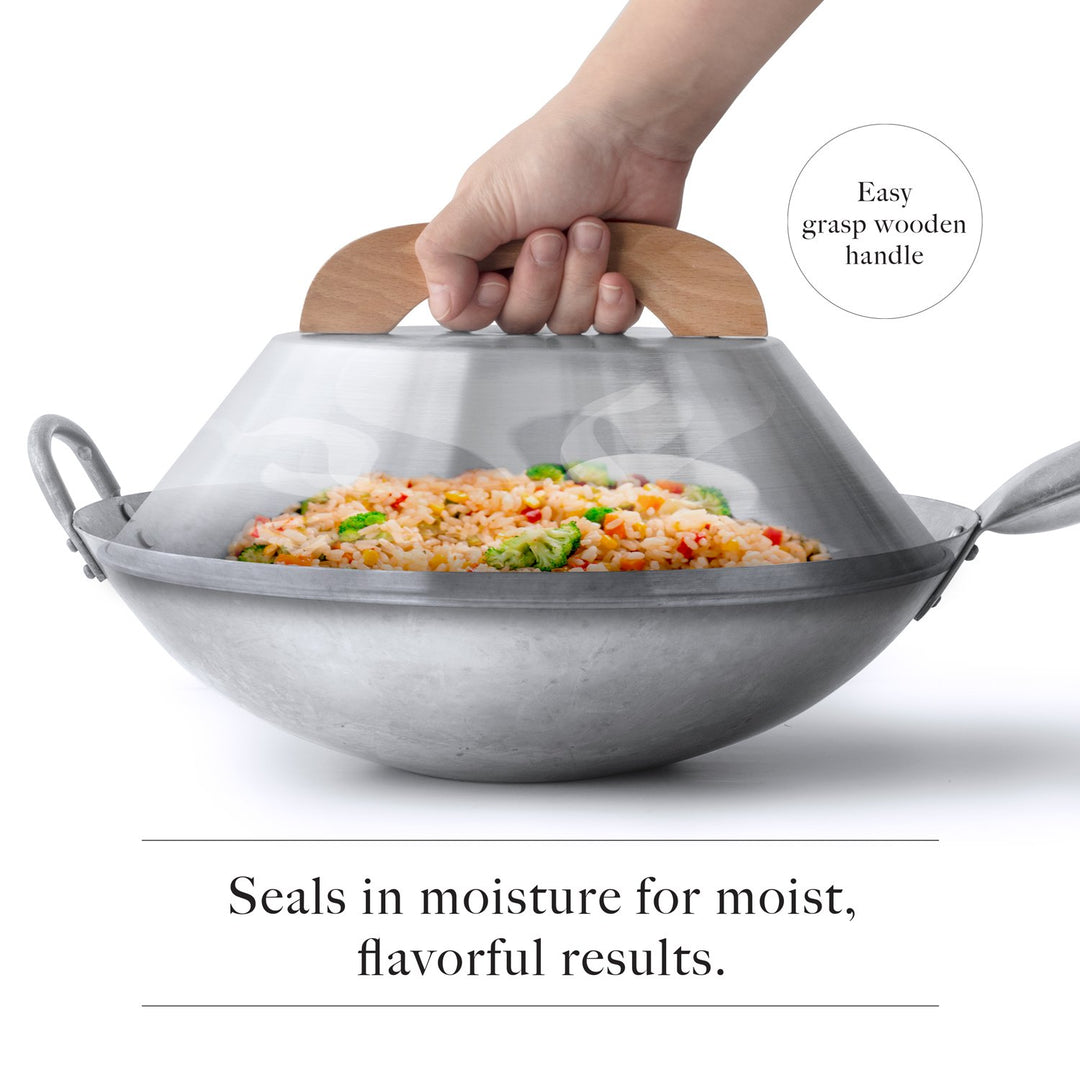 Aluminum Wok Lid Cover for 14