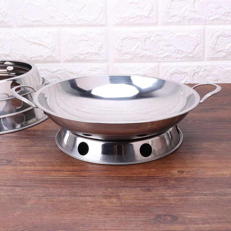 Stainless Steel Wok Ring Rack fit 14